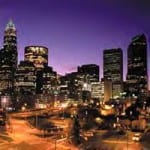 Charlotte's Downtown Skyline by Night