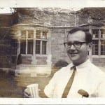 Richard Brod, Yale Univ., Trumbull Courtyard, June 1966